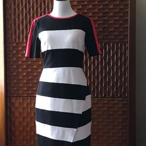 Pattern Short Sleeve Dress